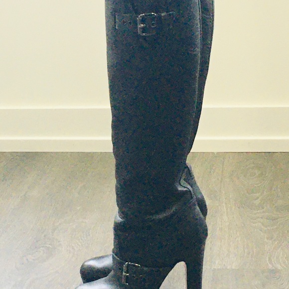 Christian Louboutin black platform boots size 35.5 - Picture 5 of 16
